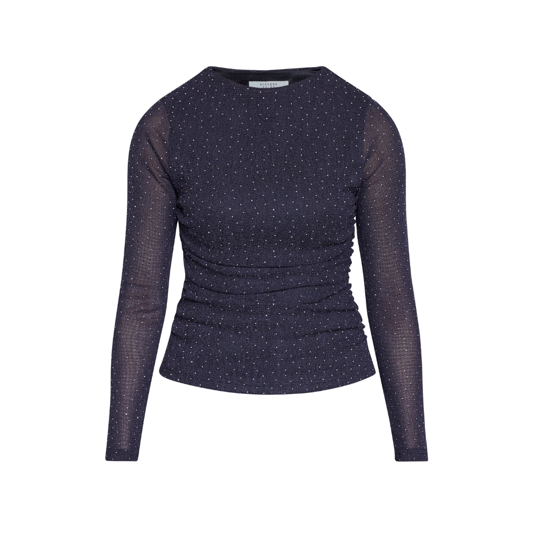 Esme Top - Black/Silver