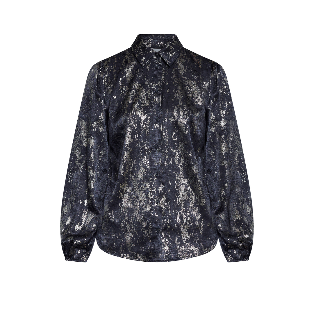 Ebbey Shirt - Black/Gold