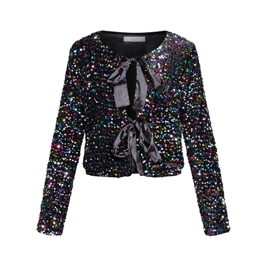 Nell Top - Black/Multi