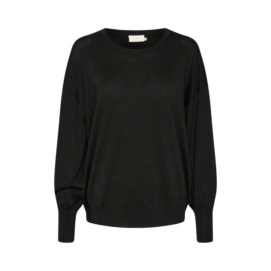 Regina O-neck - Black/Sparkle