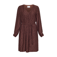 Gelta Dress - Brown Stone