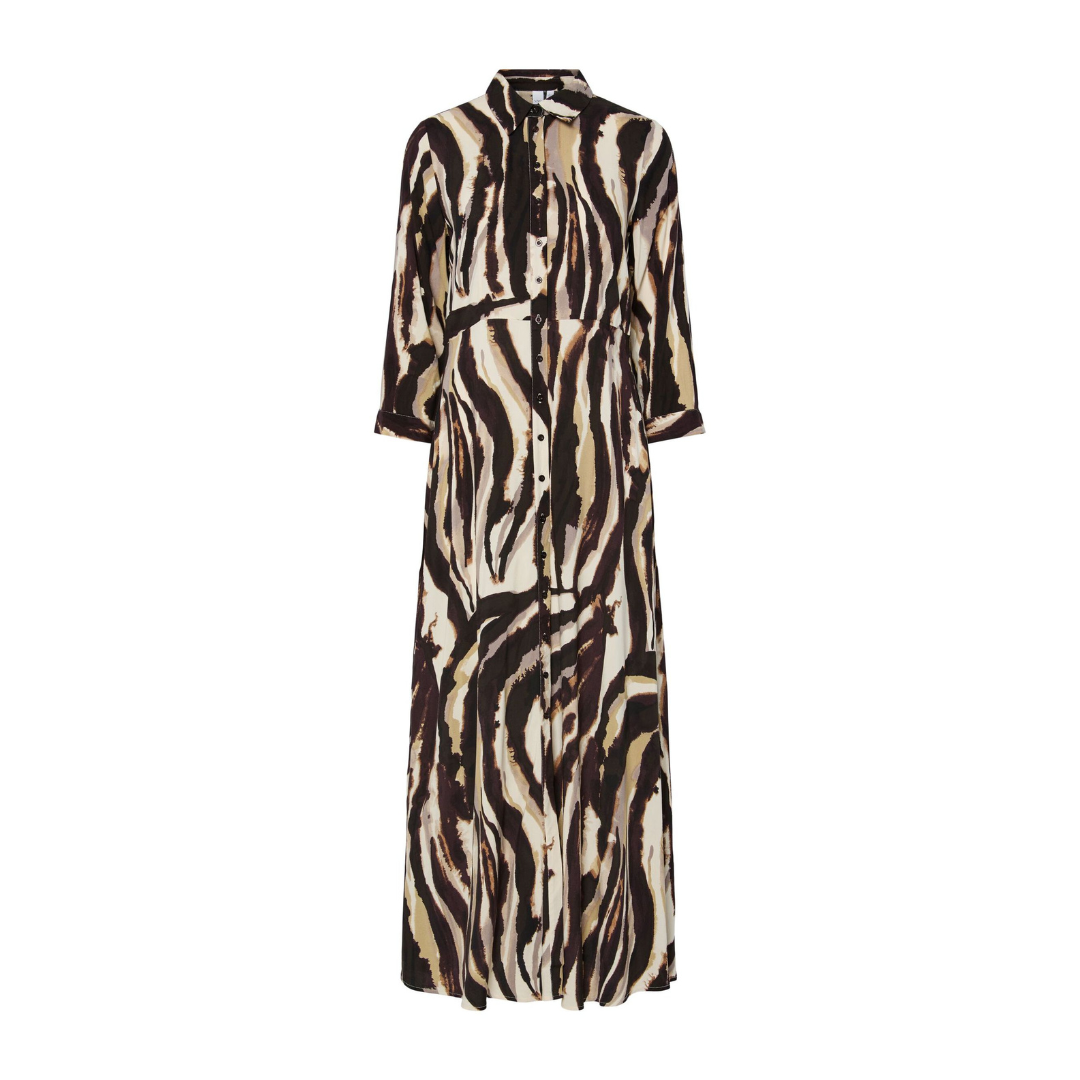 Savanna Dress - Brown/Graphic