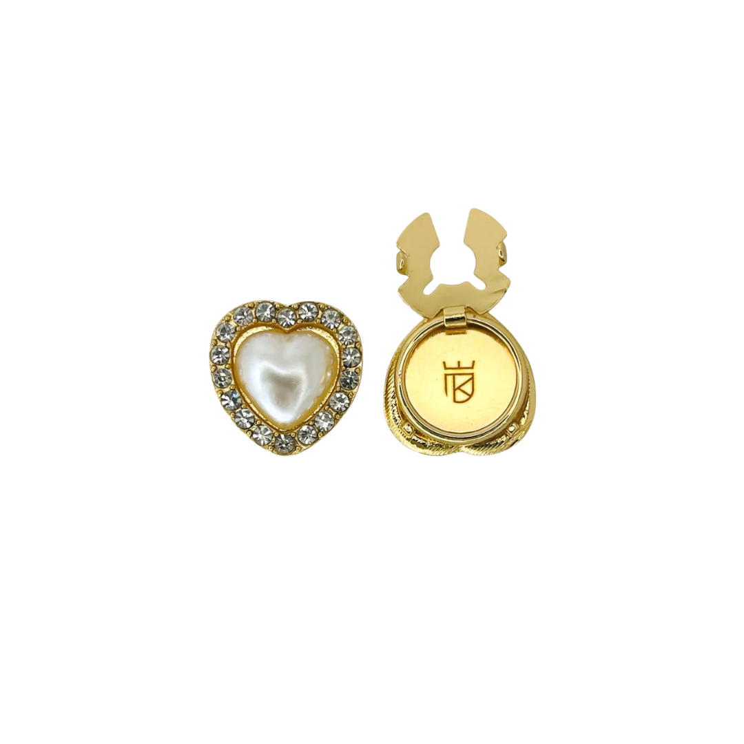 Knappbrosch - Pearl Heart