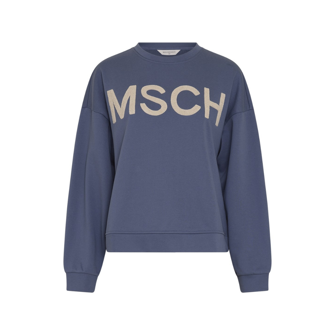 Mela Briena Sweat - Indigo/Oatmeal