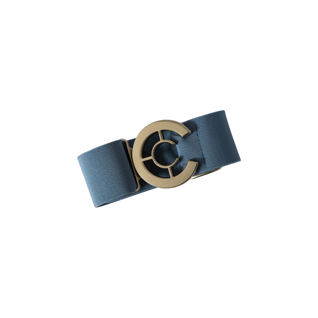 Coster Logo Belt - Dusky Blue/Silver