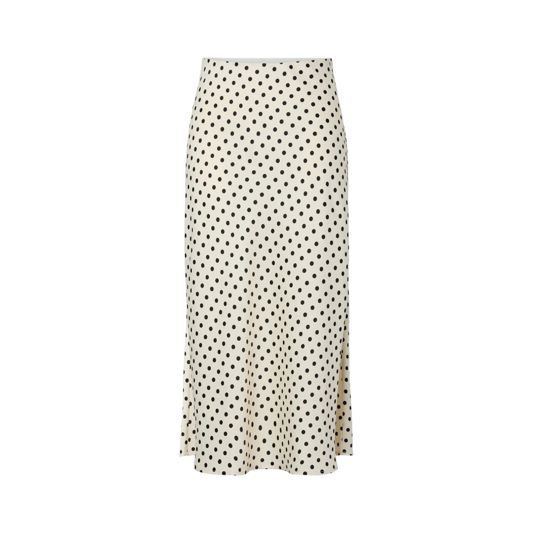 Pella Midi Skirt - Birch/Dots