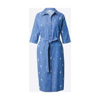 Kai Dress - Light Blue/Embrodery