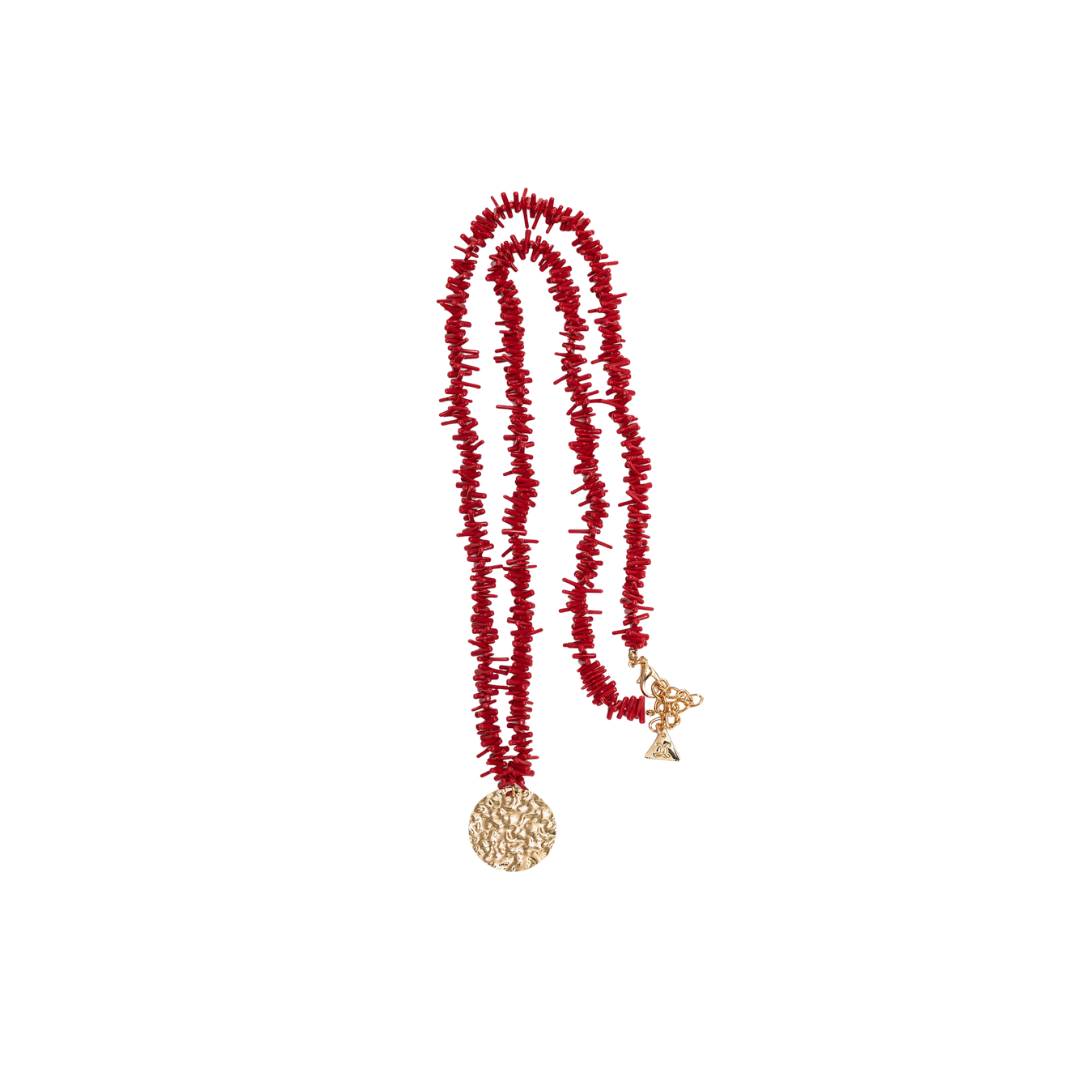 Margo Necklace - Red