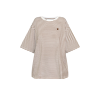 Vez T-shirt - Brown/White