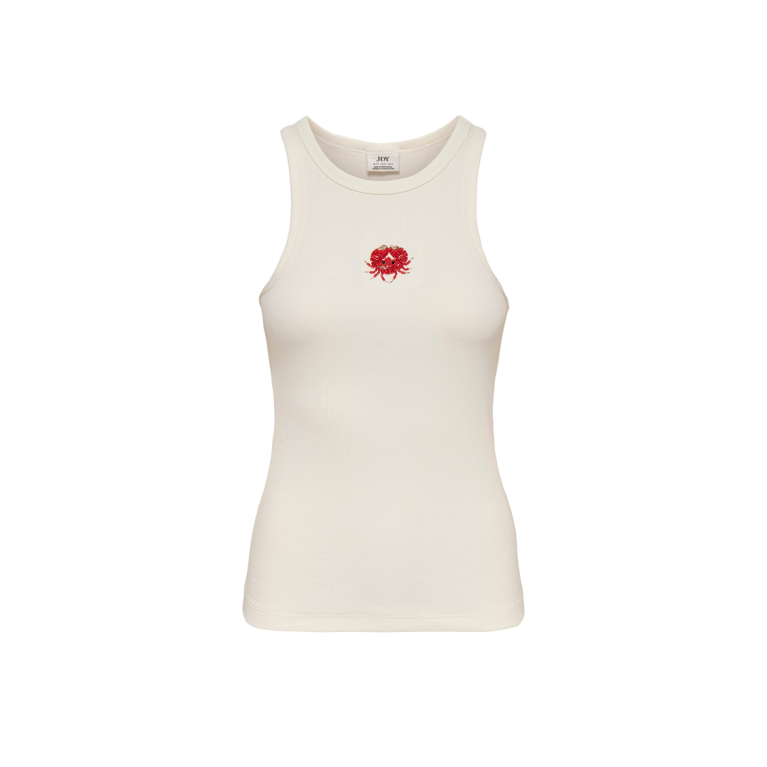Tulle Pearl Top - Cloud Dancer