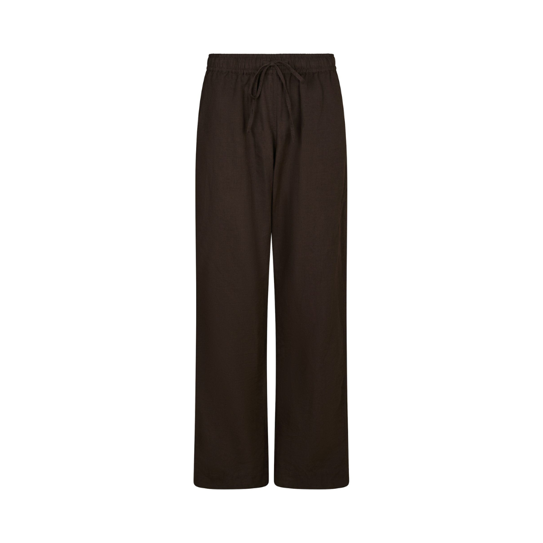 Sonar Linen Pants - Dark Brown