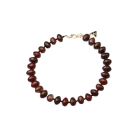 Arta Bead Necklace - Brown