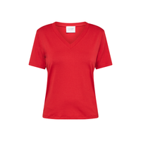 Pidan V-neck T-Shirt - Ruby