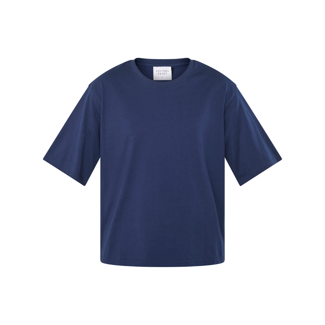 Heda Loose T-Shirt - Navy