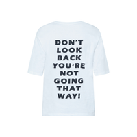 Heda Loose T-Shirt - White/Black