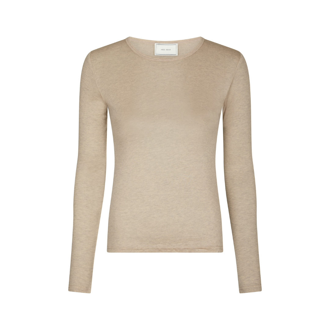 Nella Fine Top - Beige