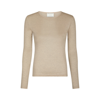 Nella Fine Top - Beige