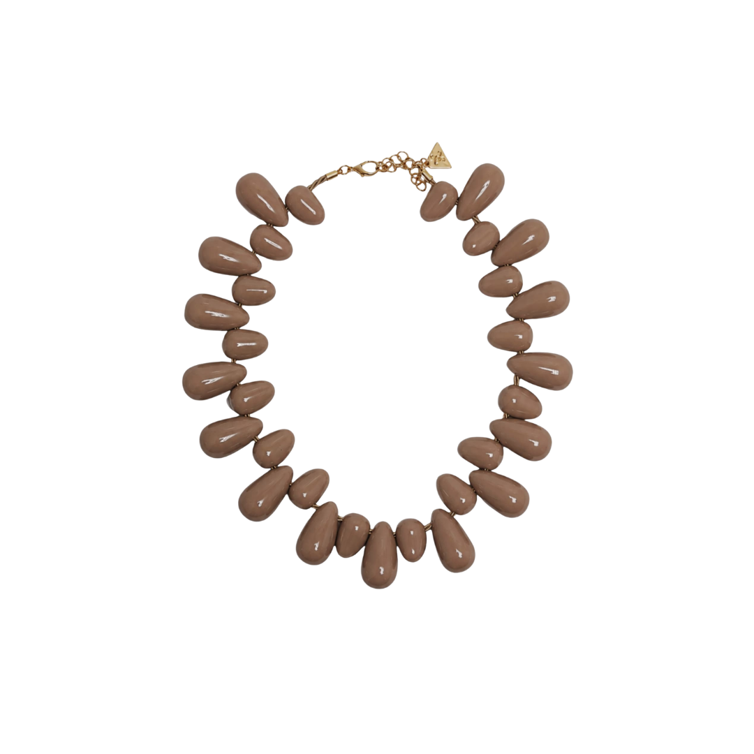 Zina Big Necklace - Nougat