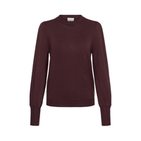 Lizza Buttom Knit - Fudge
