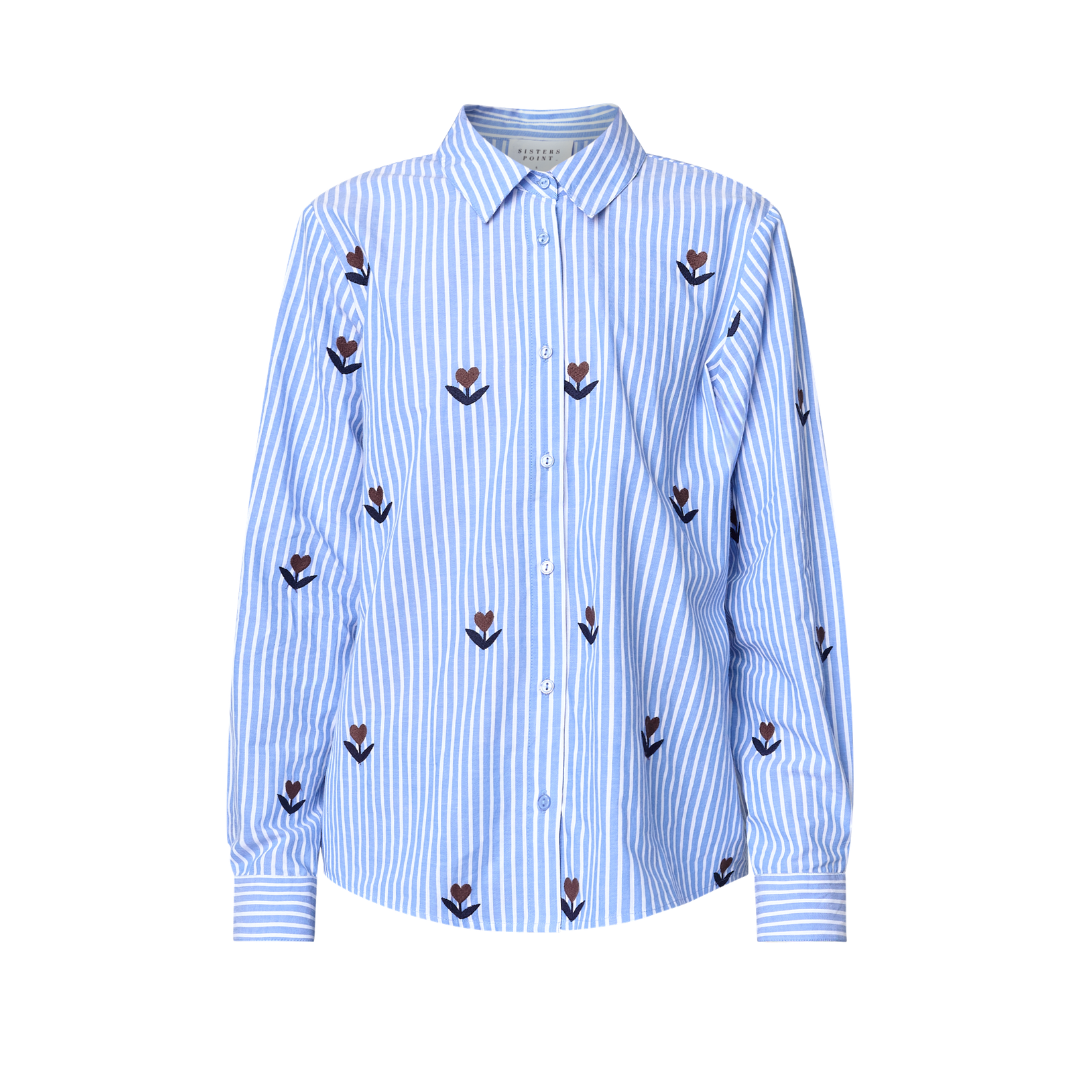 Ibisa Shirt - Blue Stripes