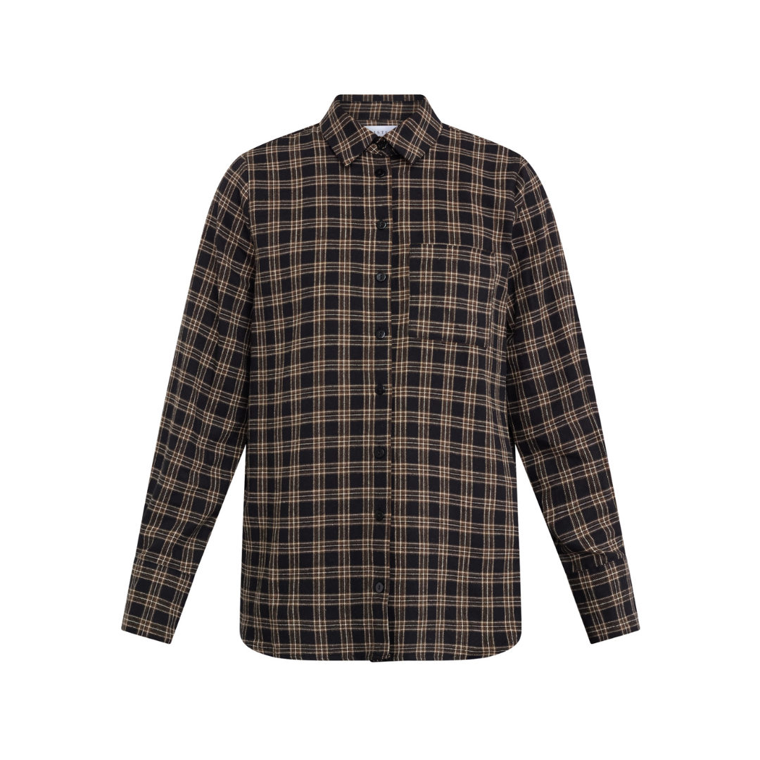 Virra Shirt - Black Check