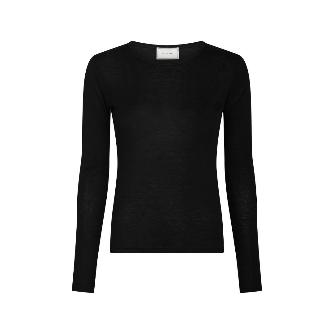 Nella Fine Top - Black