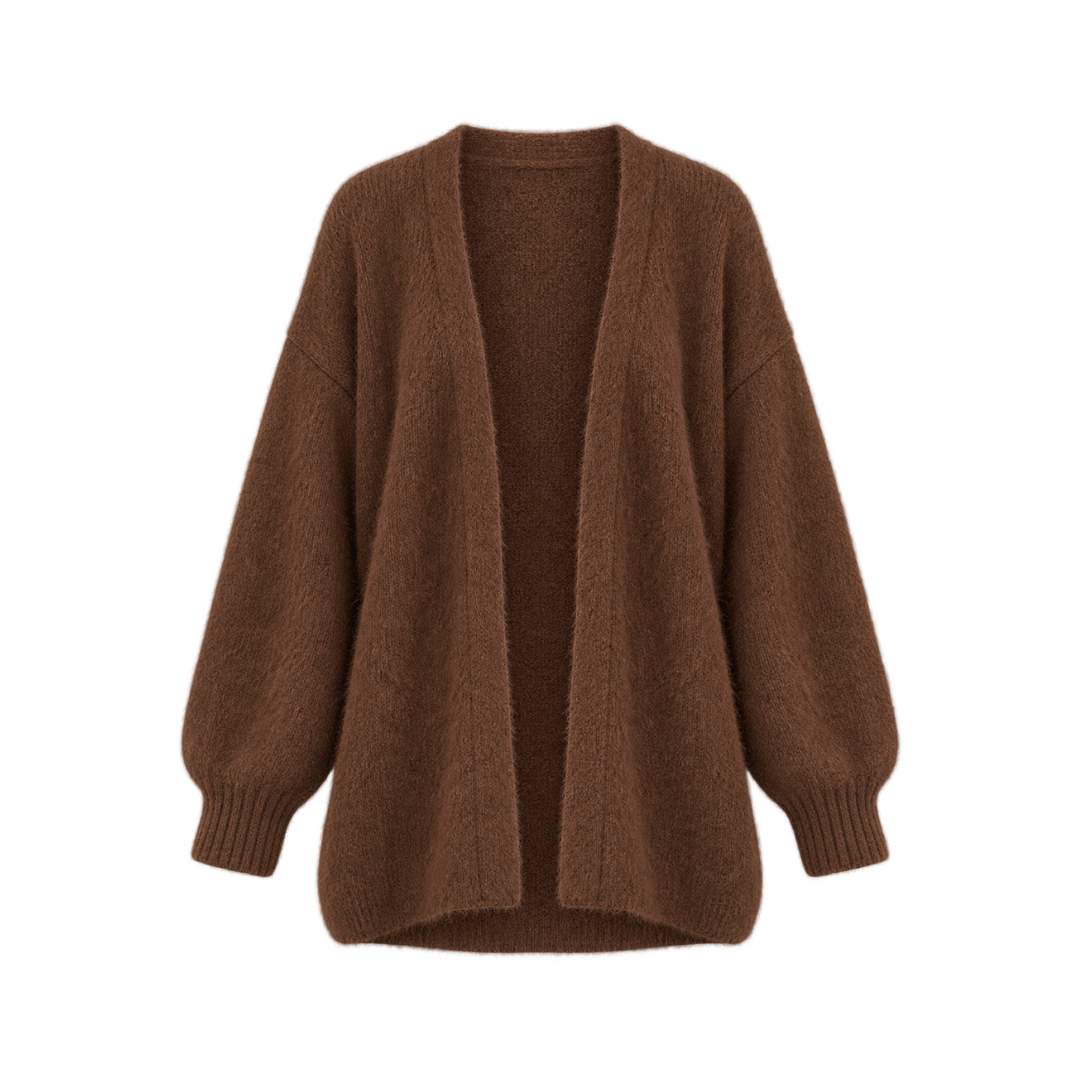 Alba Soft Cardigan - Brown