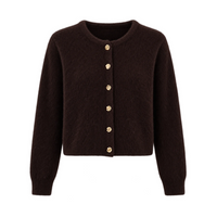 Tracy Mohair Cardigan - Dark Maroon