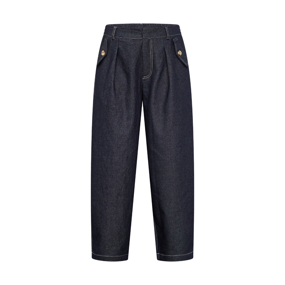 Edith Pant - Unwashed Denim