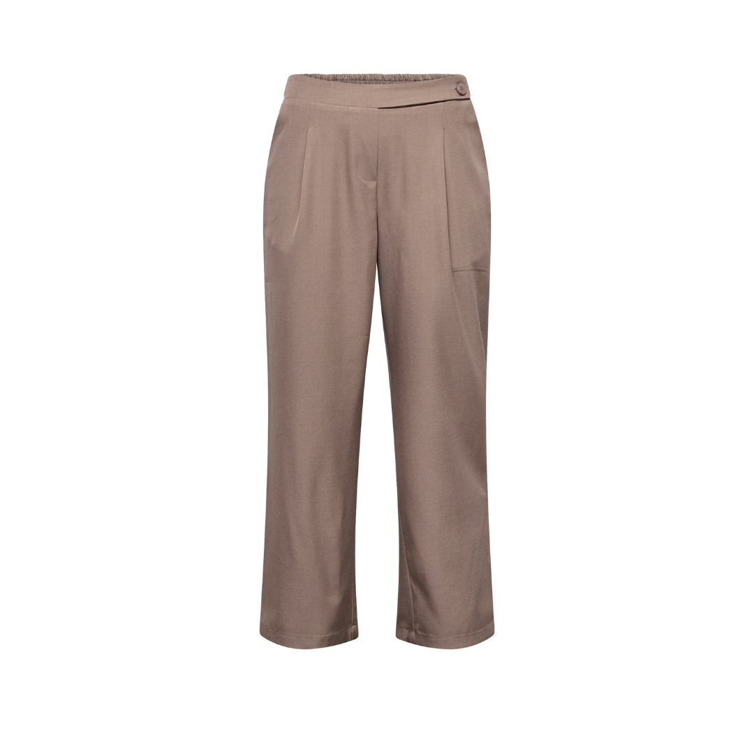 Viksa Cropped Pant - Dark Sand