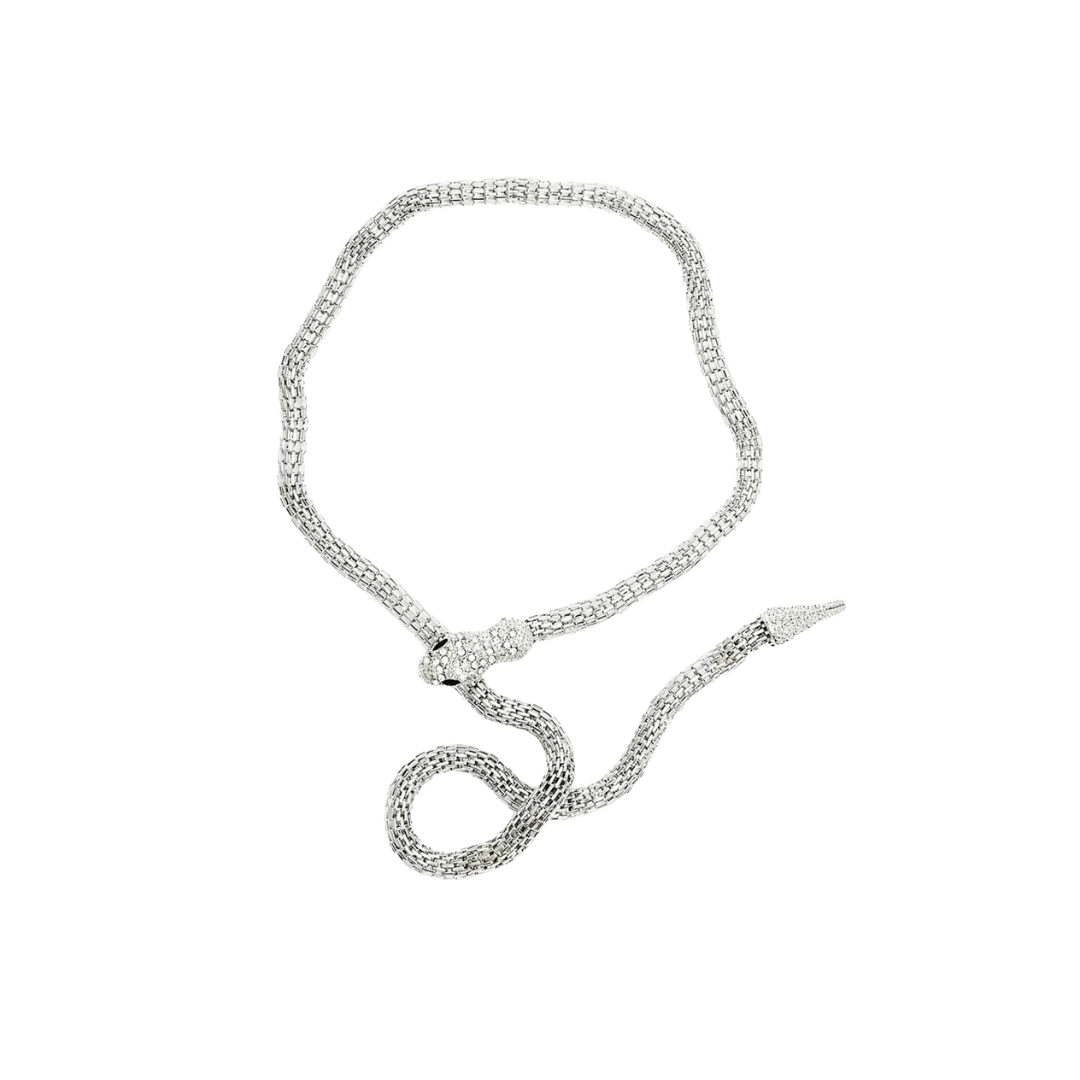 Snake Necklace - Silver