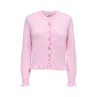 Letty Frill Cardigan - Pink Lady