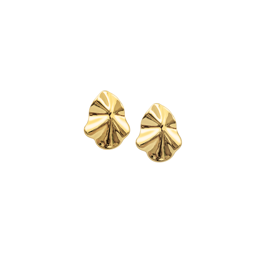Lip Small Earrings - Gold