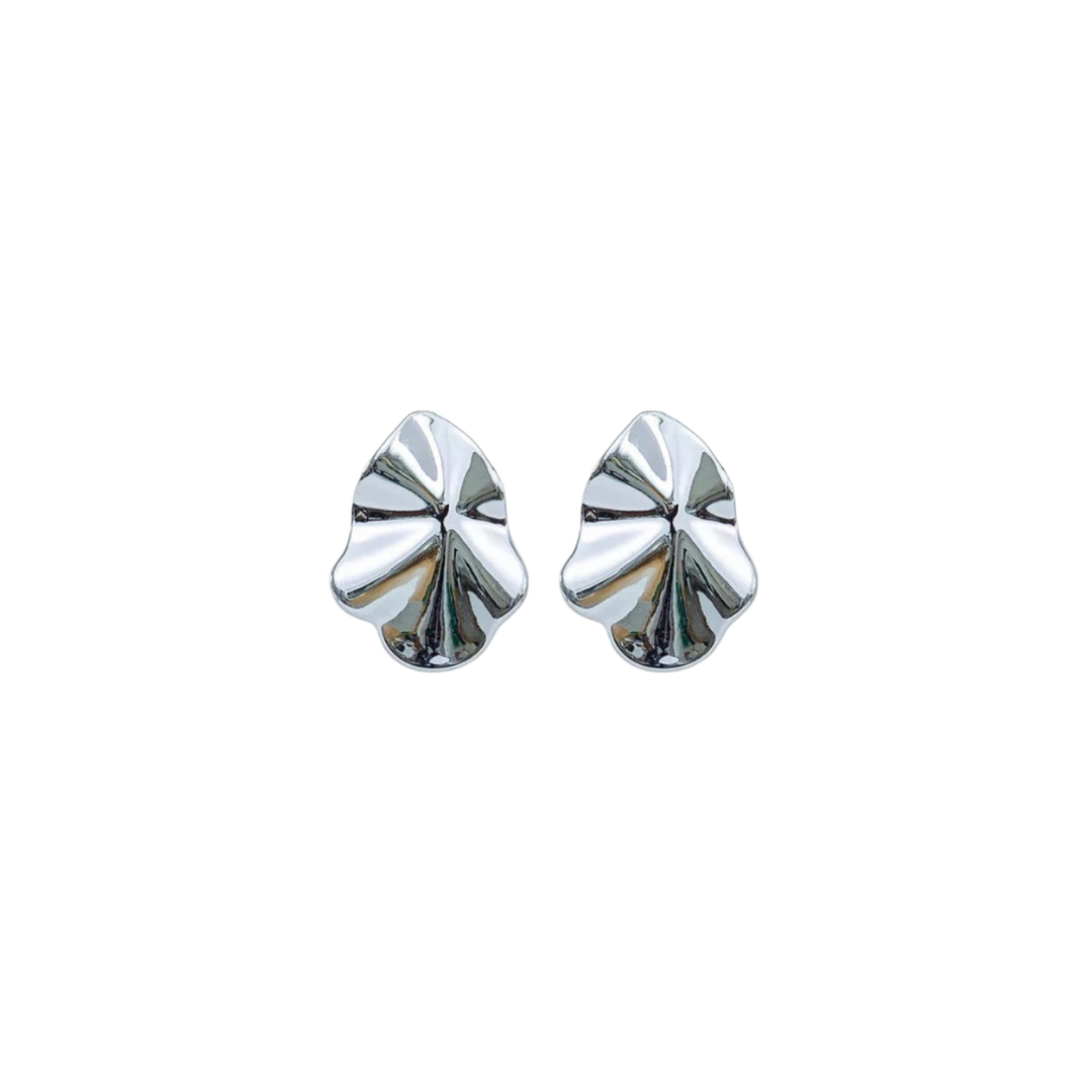 Lip Small Earrings - Silver