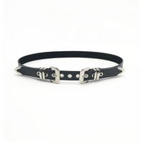 Double Belt - Grey/SIlver