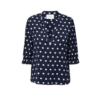 Venny Shirt - Navy Dot