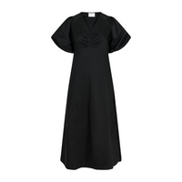Illana Poplin Dress - Black