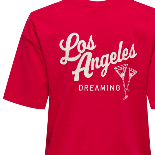 Cally Backprint Tee - Red