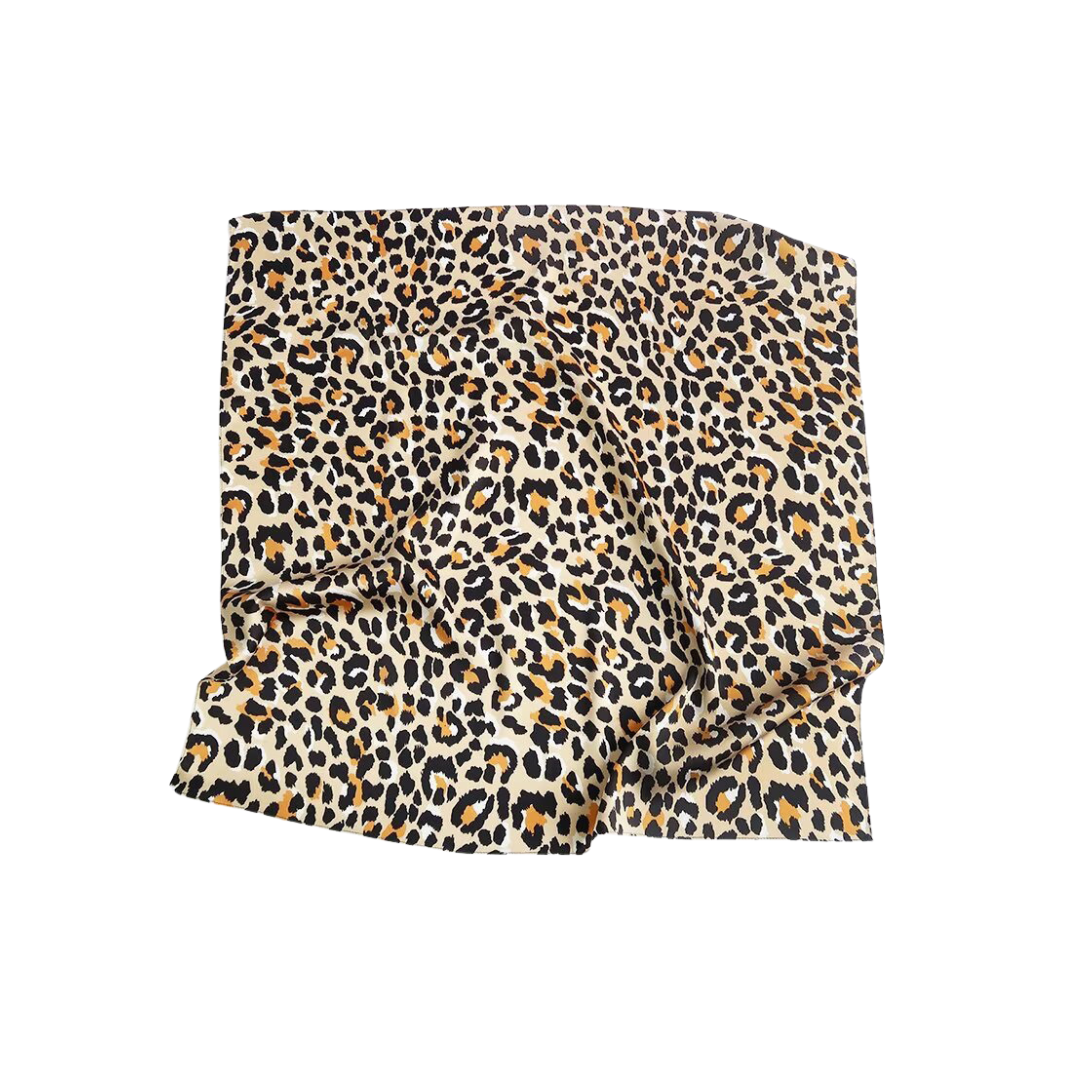 Silk Scarf - Leo Print