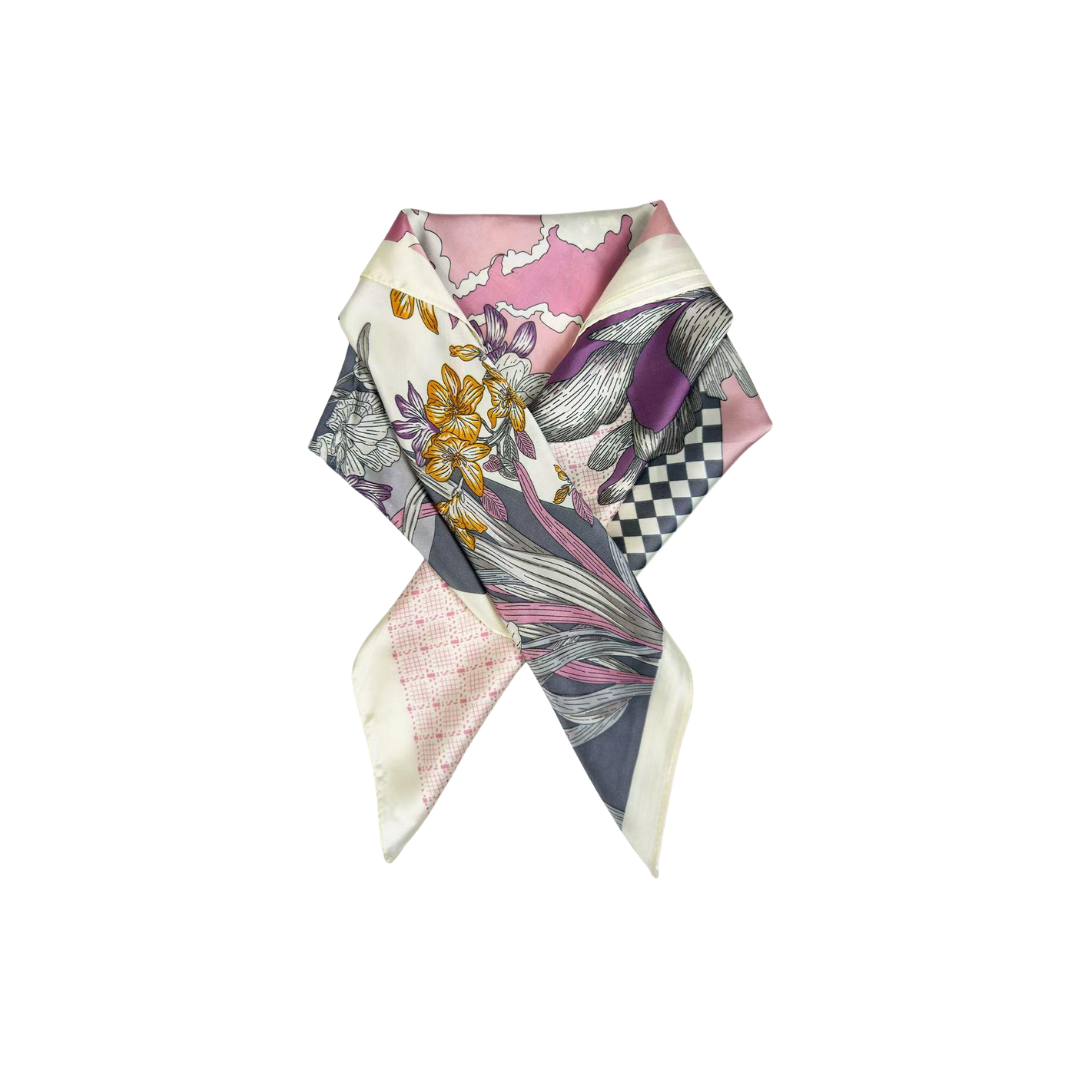 Floral Scarf - Pink