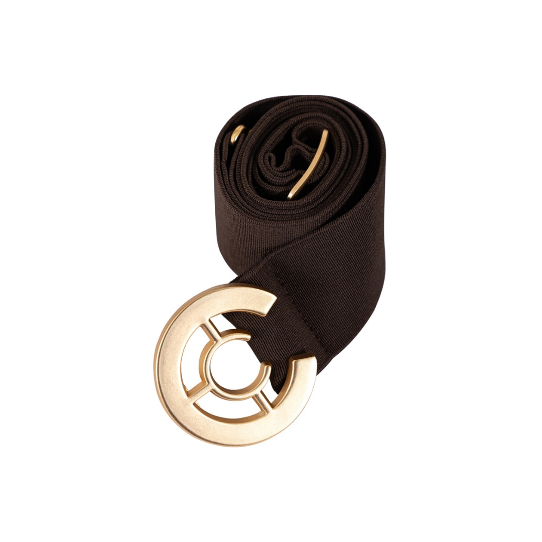Coster Logo Belt - Chocolate Brown