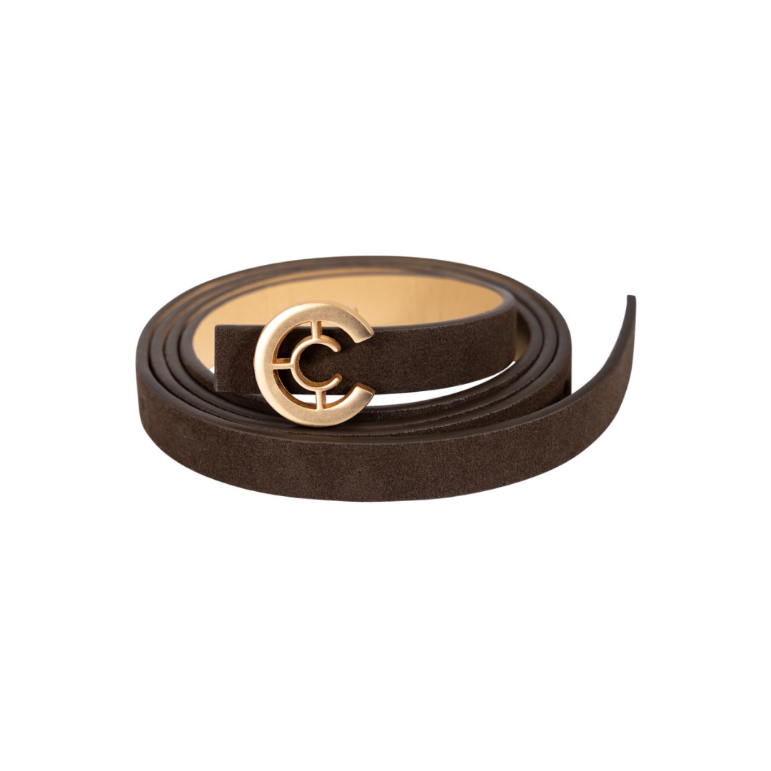 Small Logo Belt - Chocolate Brown