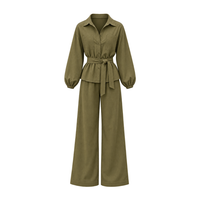 Olive Stripe Set