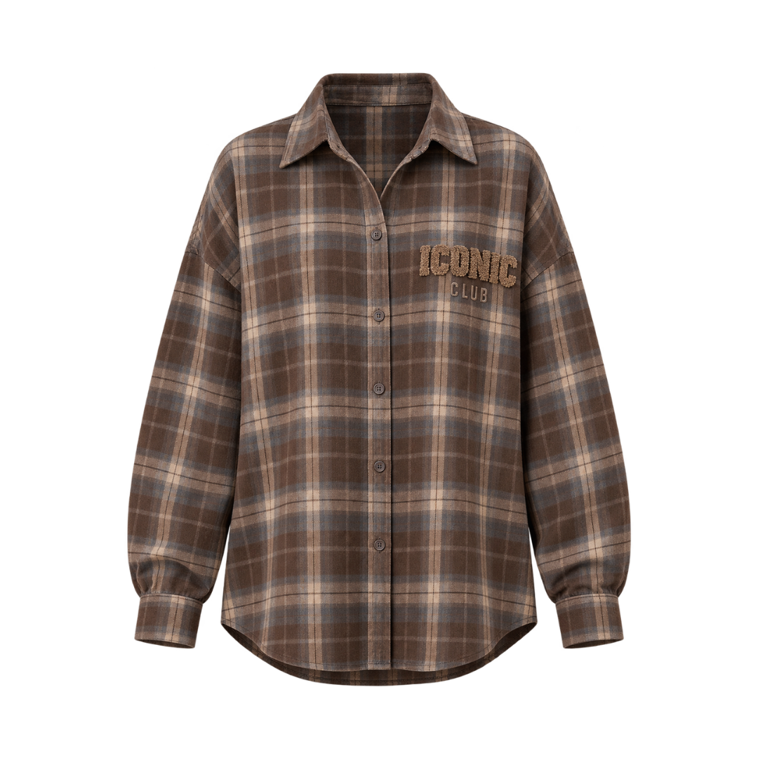 Iconic Shirt - Brown Checked