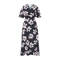 Gisela Dress - Black/Dusty Rose