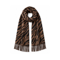Zahra Scarf - Brown Zebra