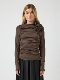 Dona LS Top - Chocolate