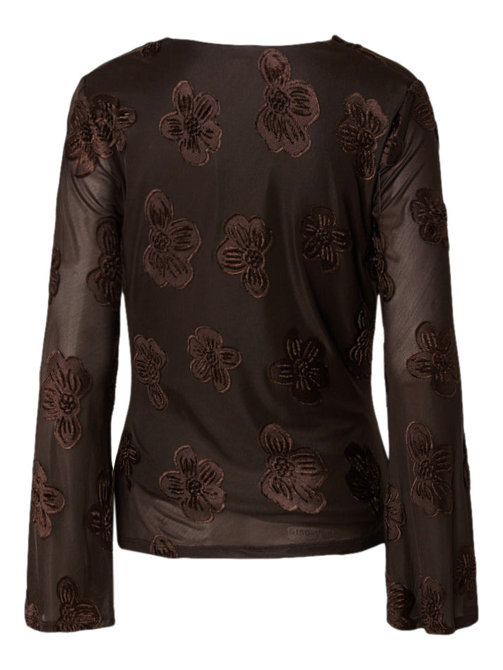 Seraphine Top - Chocolate Brown