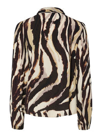 Asina Shirt - Brown/Graphic