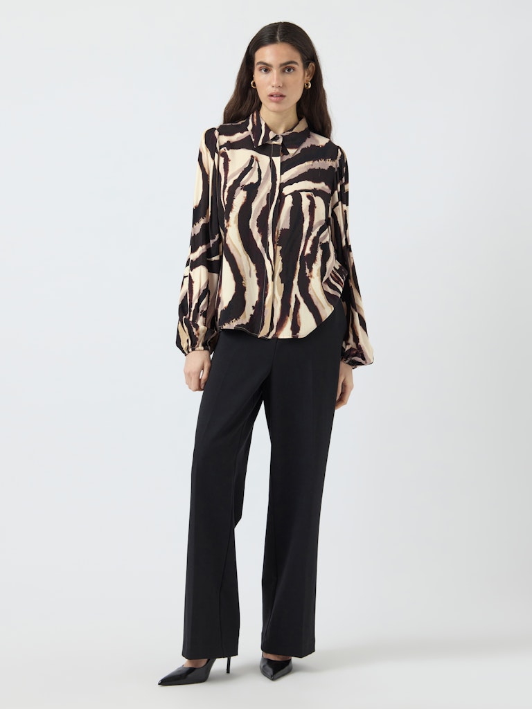 Asina Shirt - Brown/Graphic